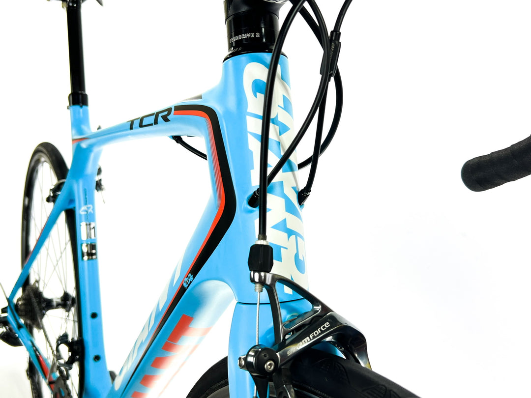 Used Giant TCR Advanced 1, Carbon Road Bike-2014, SRAM Force 22, 58cm