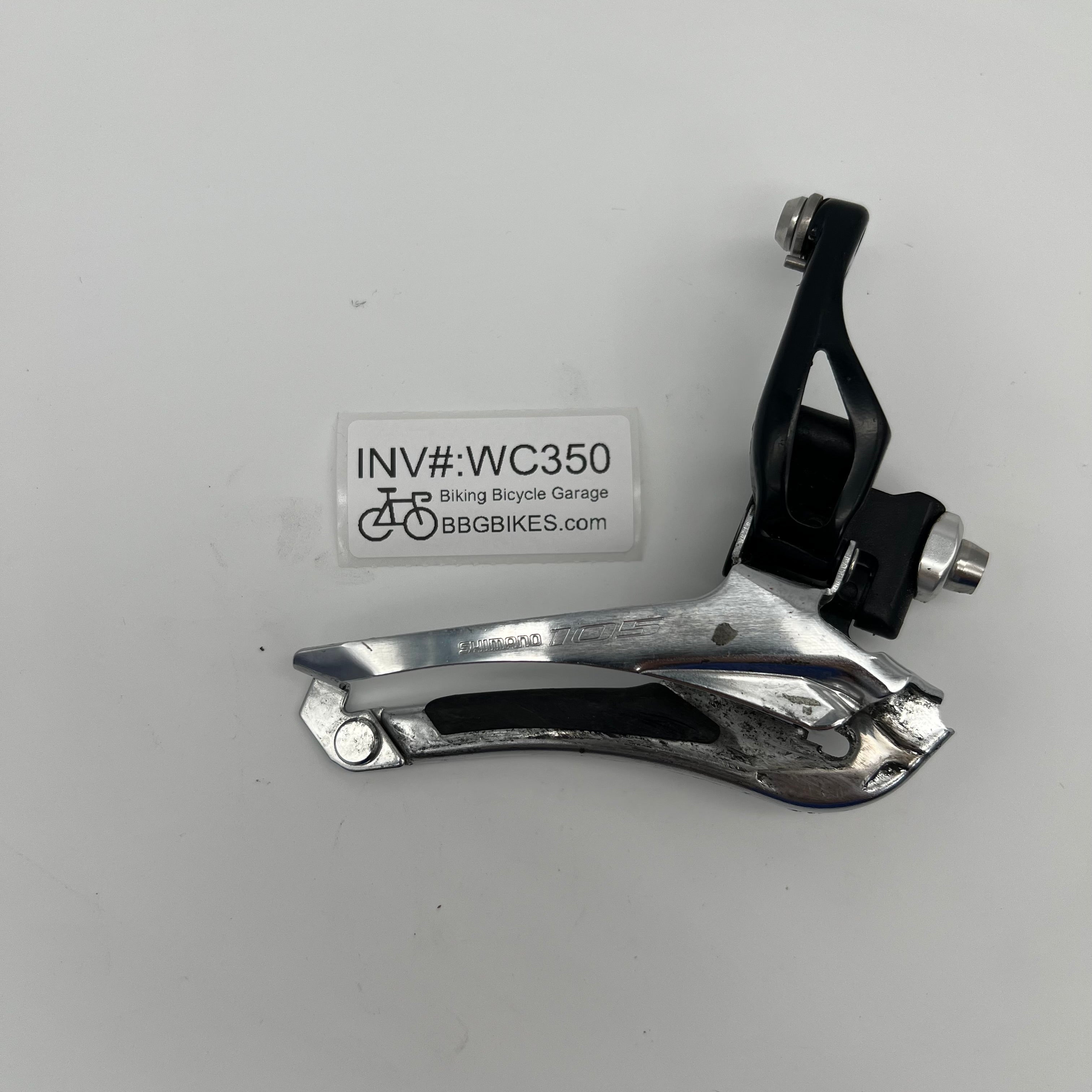 Dérailleur Avant Shimano 105 FD5500 Pour Vélo De Course, Argenté, Occasion