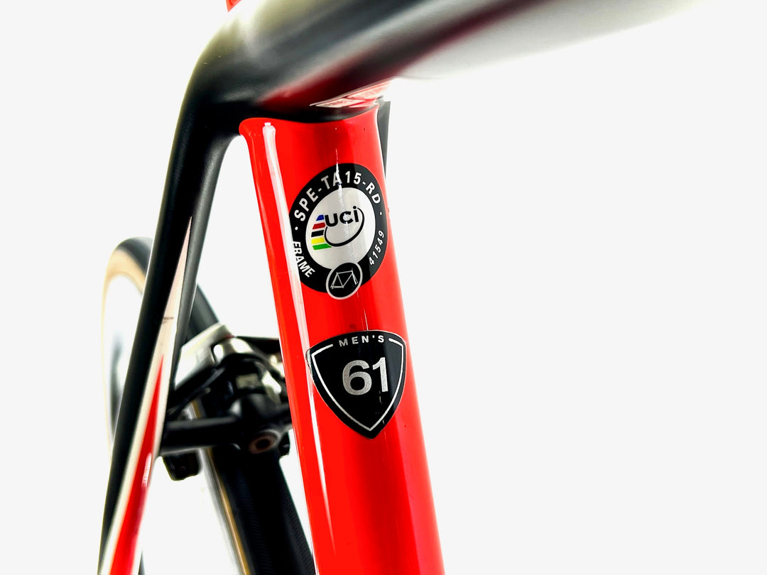 Used Specialized S-Works Tarmac, 11-spd Red eTap, Carbon Bike-2017, 61cm, MSRP:$9k