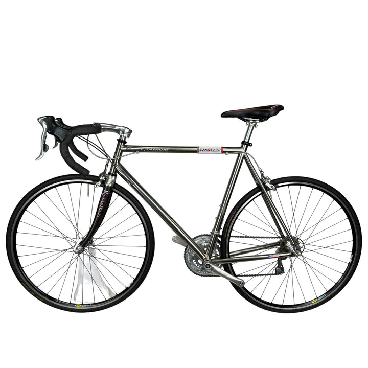 Used Mongoose RX10.5, Handmade Titanium Road Bike, Shimano Ultegra-2000, 56cm