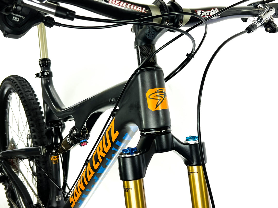 Used Santa Cruz Bronson C, Shimano XT, FOX, Carbon Mountain Bike-2013, Large