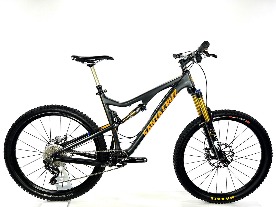 Used Santa Cruz Bronson C, Shimano XT, FOX, Carbon Mountain Bike-2013, Large