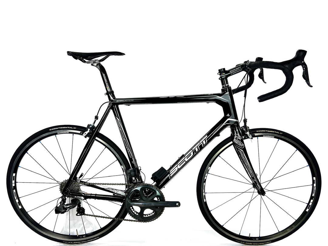 Used Scott Addict SL, Di2 Shimano Ultegra, Carbon Road Bike-2009, 60cm, MSRP:$6k