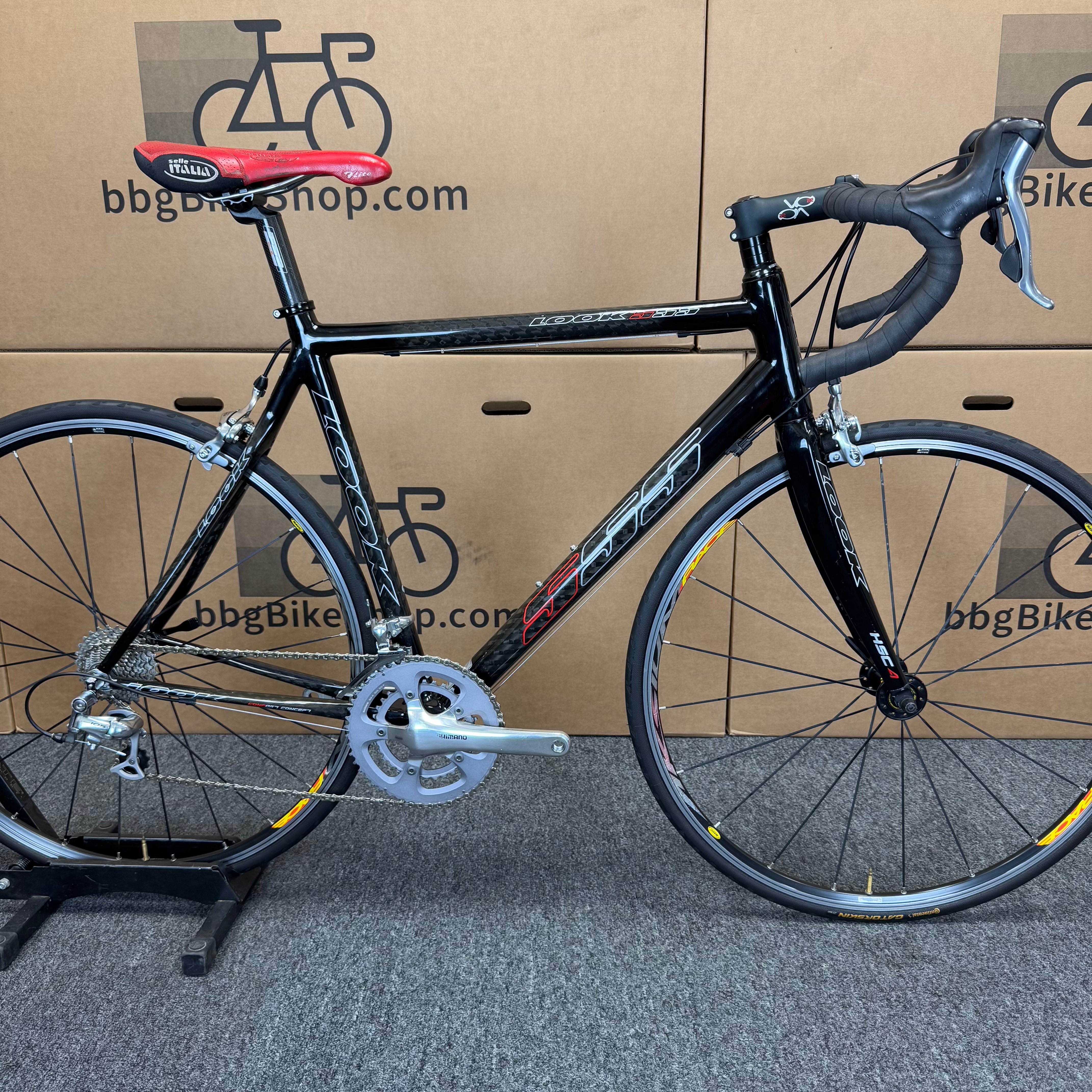 rennrad look 555 Used Look 555, Carbon Fiber Road Bike-2007, Large (55cm)