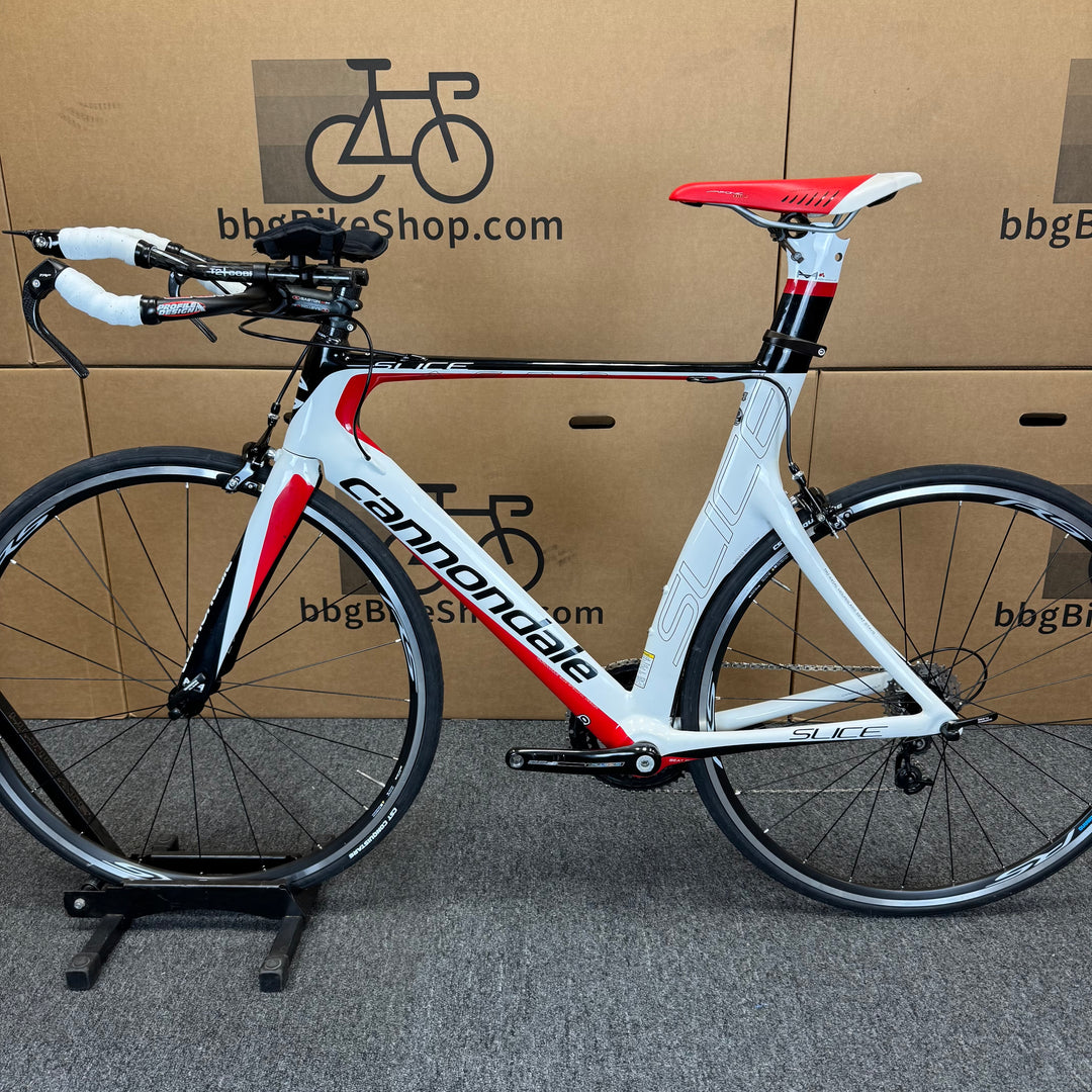 Used Cannondale Slice Hi-Mod 2, Carbon Fiber Triathlon Bike-2010, 58cm