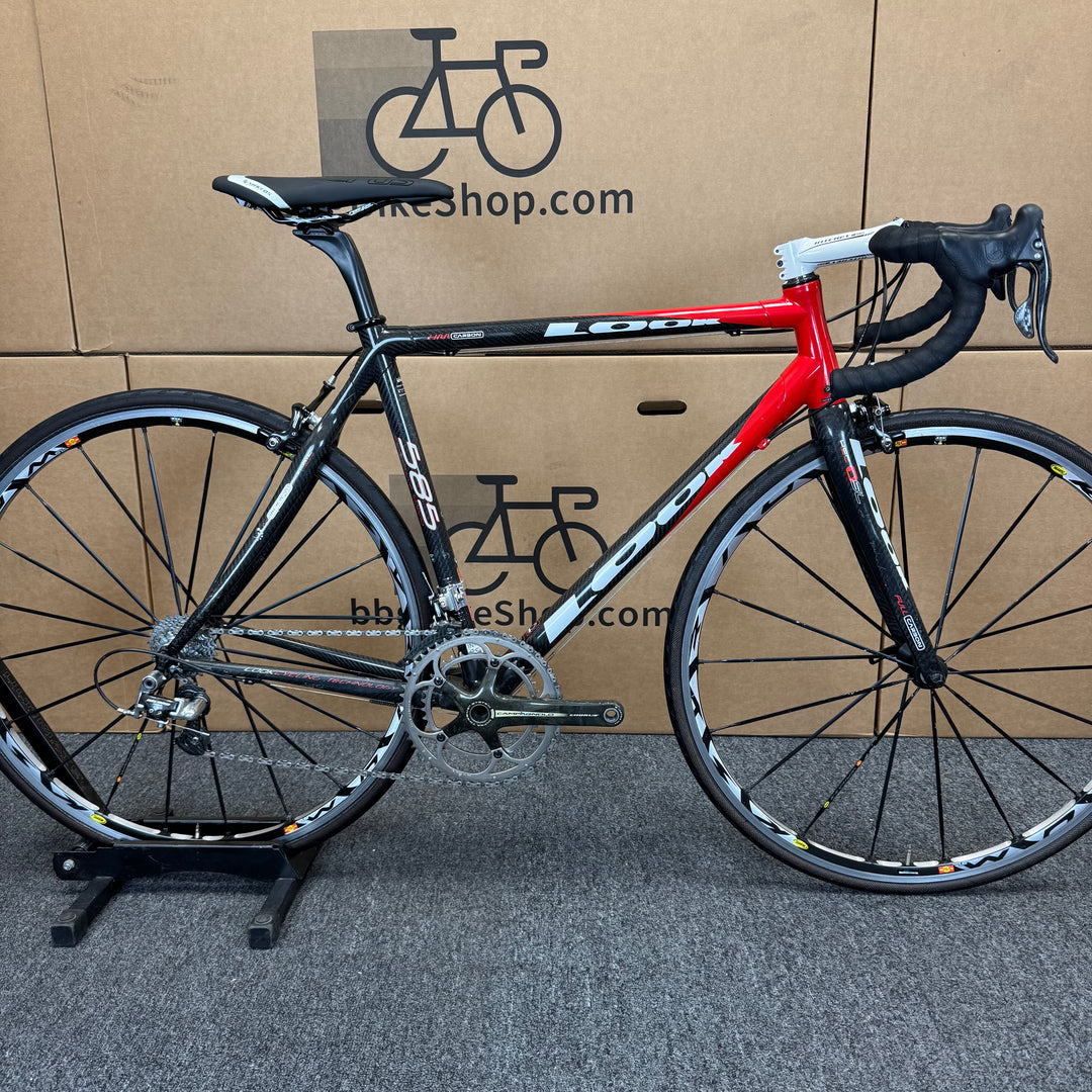 Used Look 585, Campagnolo Record, Rare Carbon Fiber Road Bike-2011, 54cm