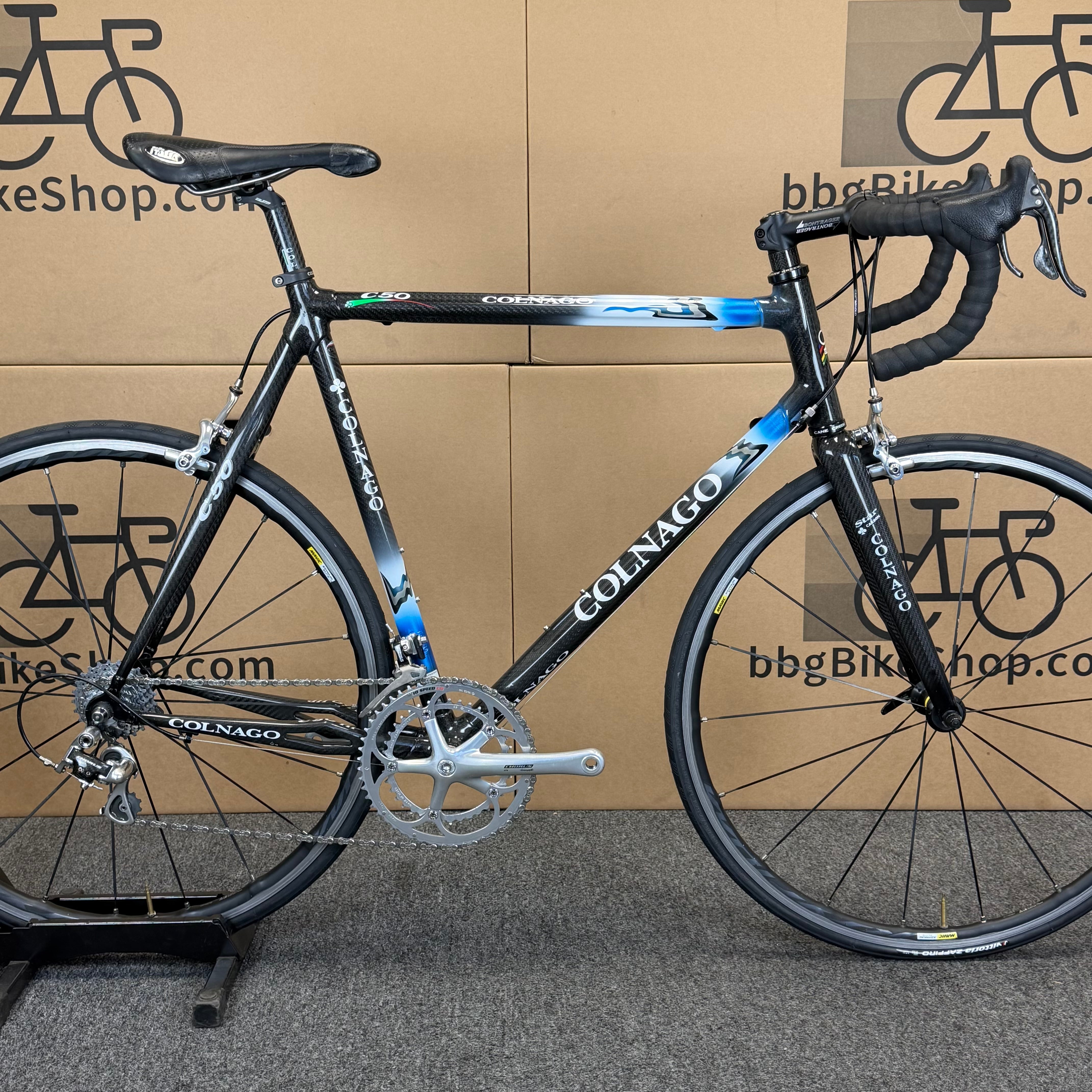 Used Colnago C50, Carbon Fiber Road Bike, Campagnolo Chorus, 58cm