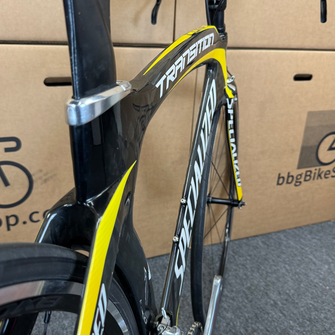 Used Specialized Transition, Carbon Fiber Triathlon Bike-2009, Small