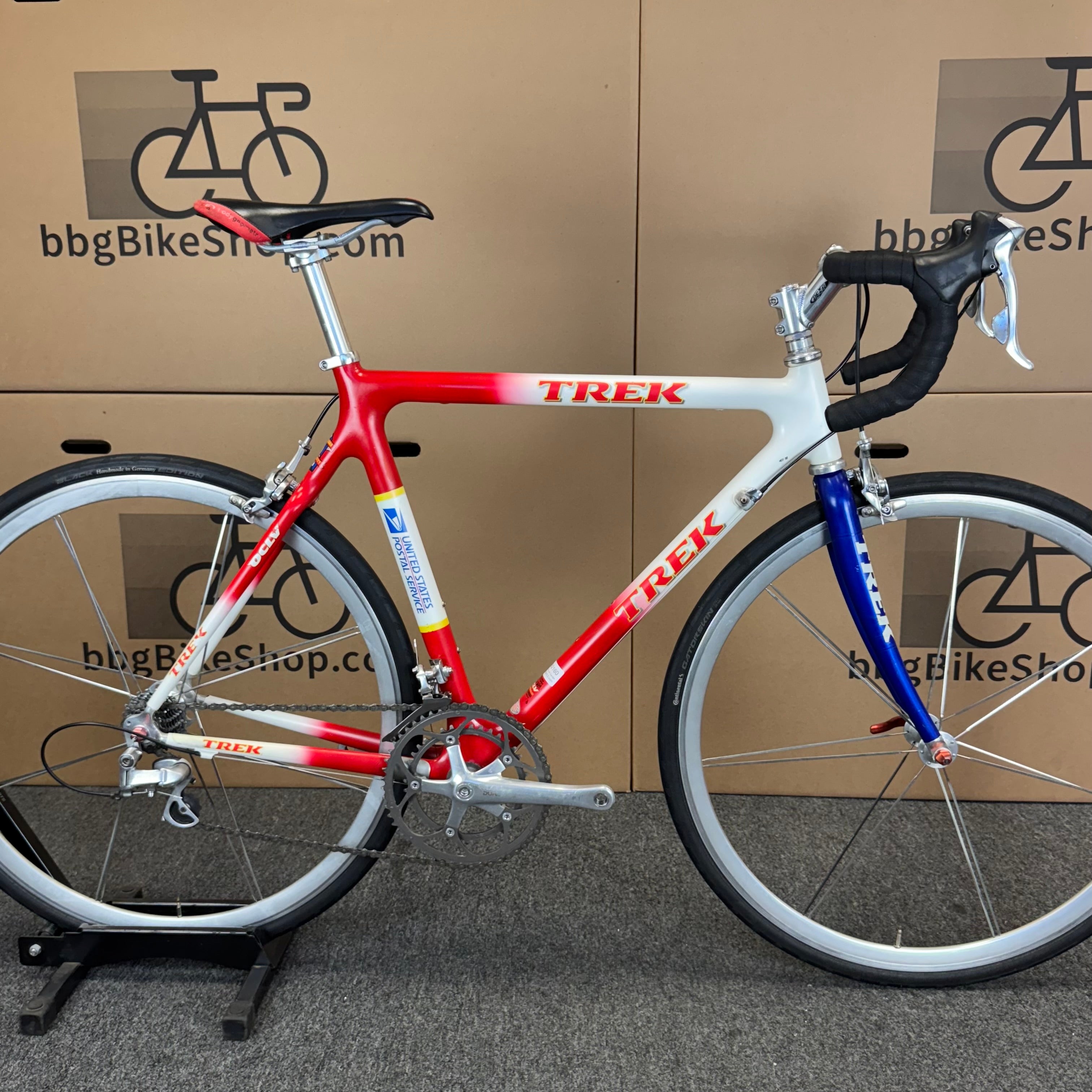 trek bicycles made in usa Used Vintage Trek 5500 USPS, OCLV Carbon Fiber Road Bike-1998, 56cm – BikingBicycleGarage