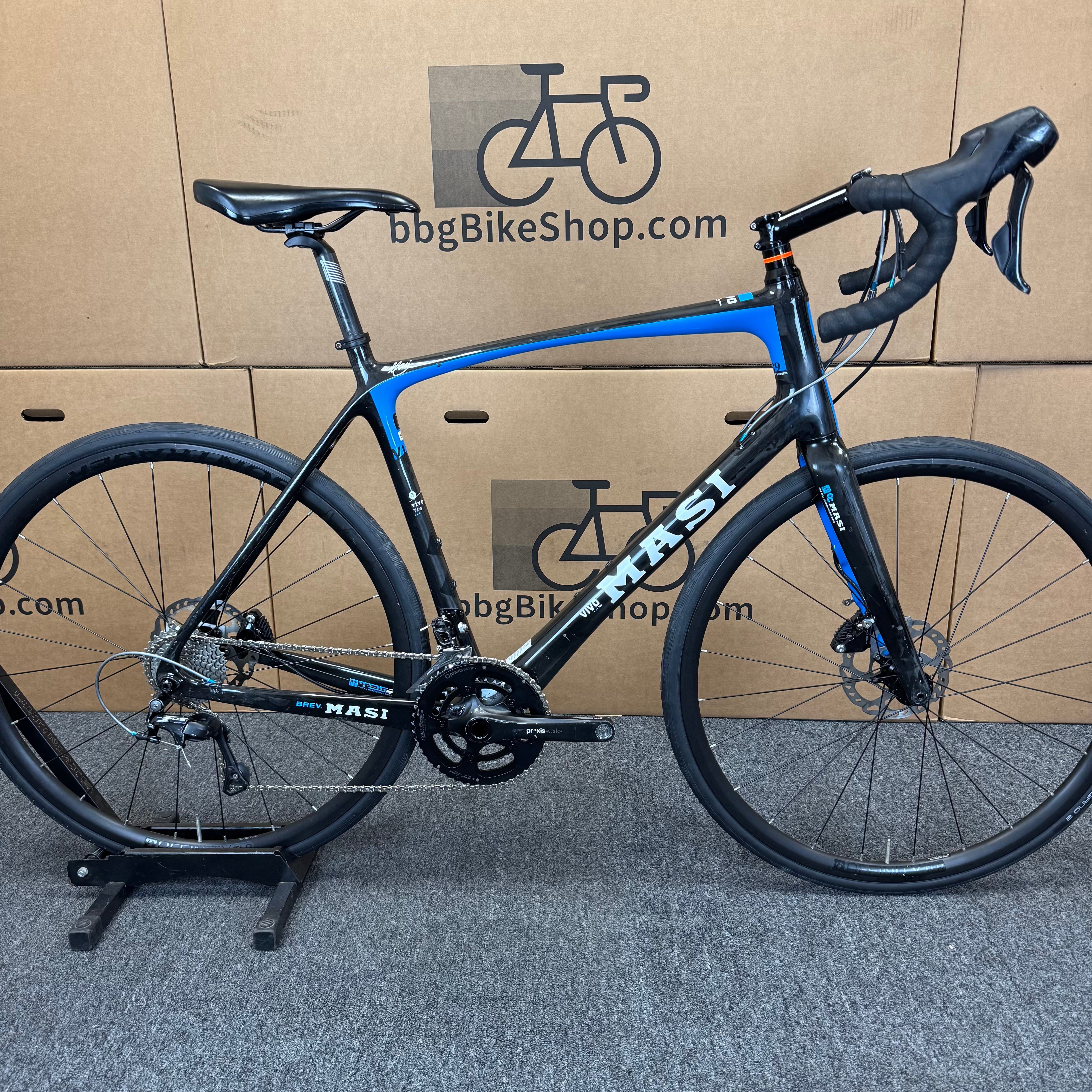 Used Masi Vivo Tre, Carbon Fiber Road Bike-2018, 58cm Large – BikingBicycleGarage