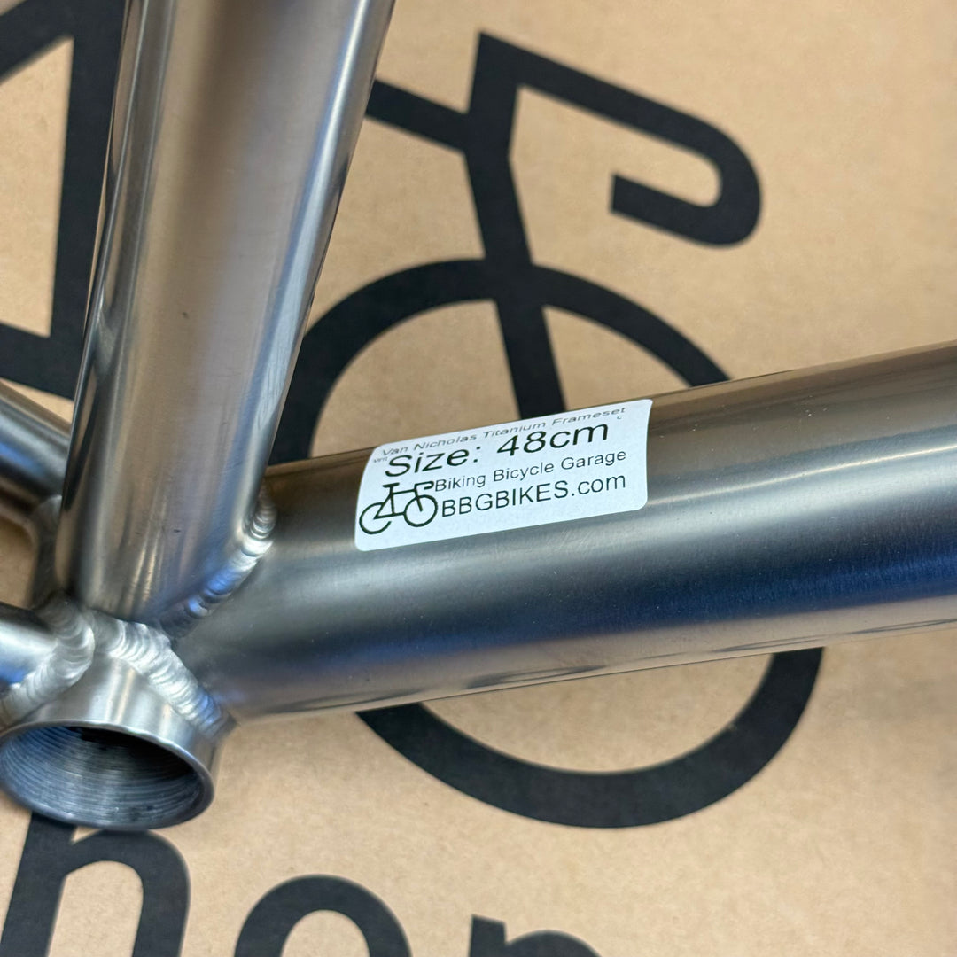 48cm Van Nicholas Titanium Road Frameset with Carbon Fiber Fork