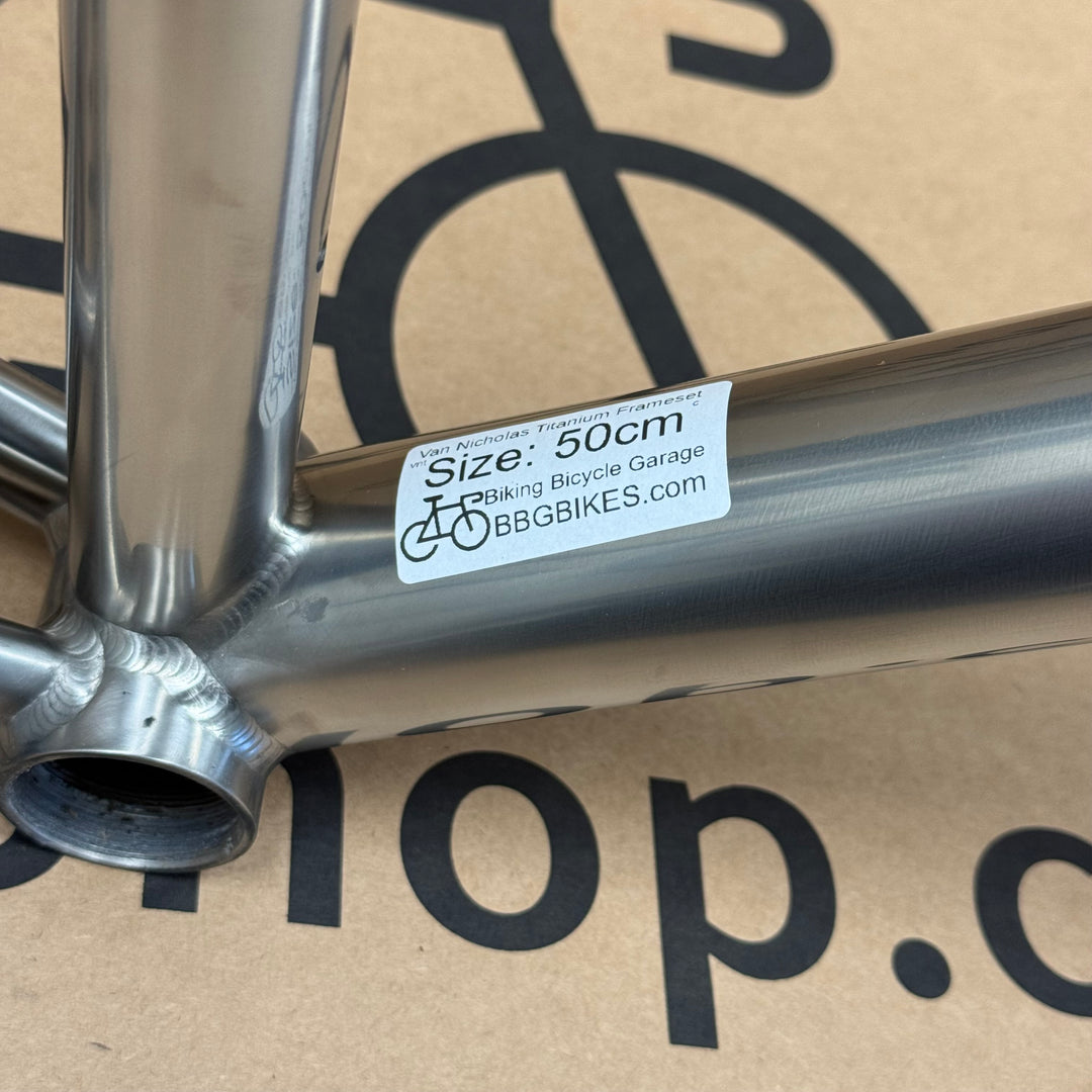 50cm Van Nicholas Titanium Road Frameset with Carbon Fiber Fork