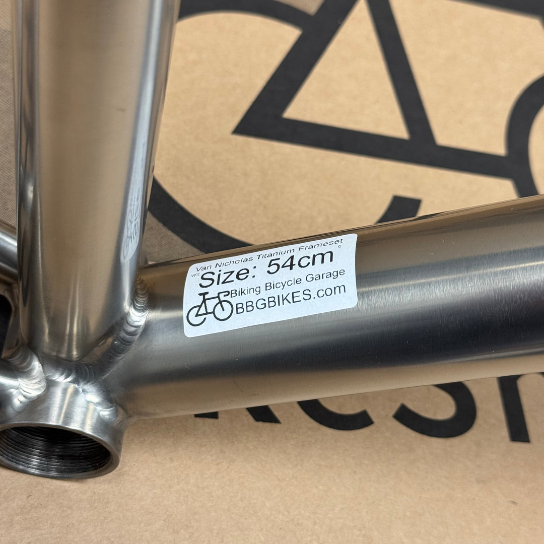 54cm Van Nicholas Titanium Road Frameset with Carbon Fiber Fork
