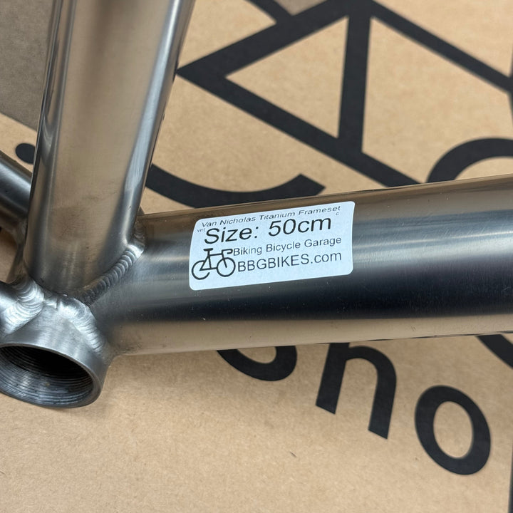 50cm Van Nicholas Titanium Road Frameset with Carbon Fiber Fork