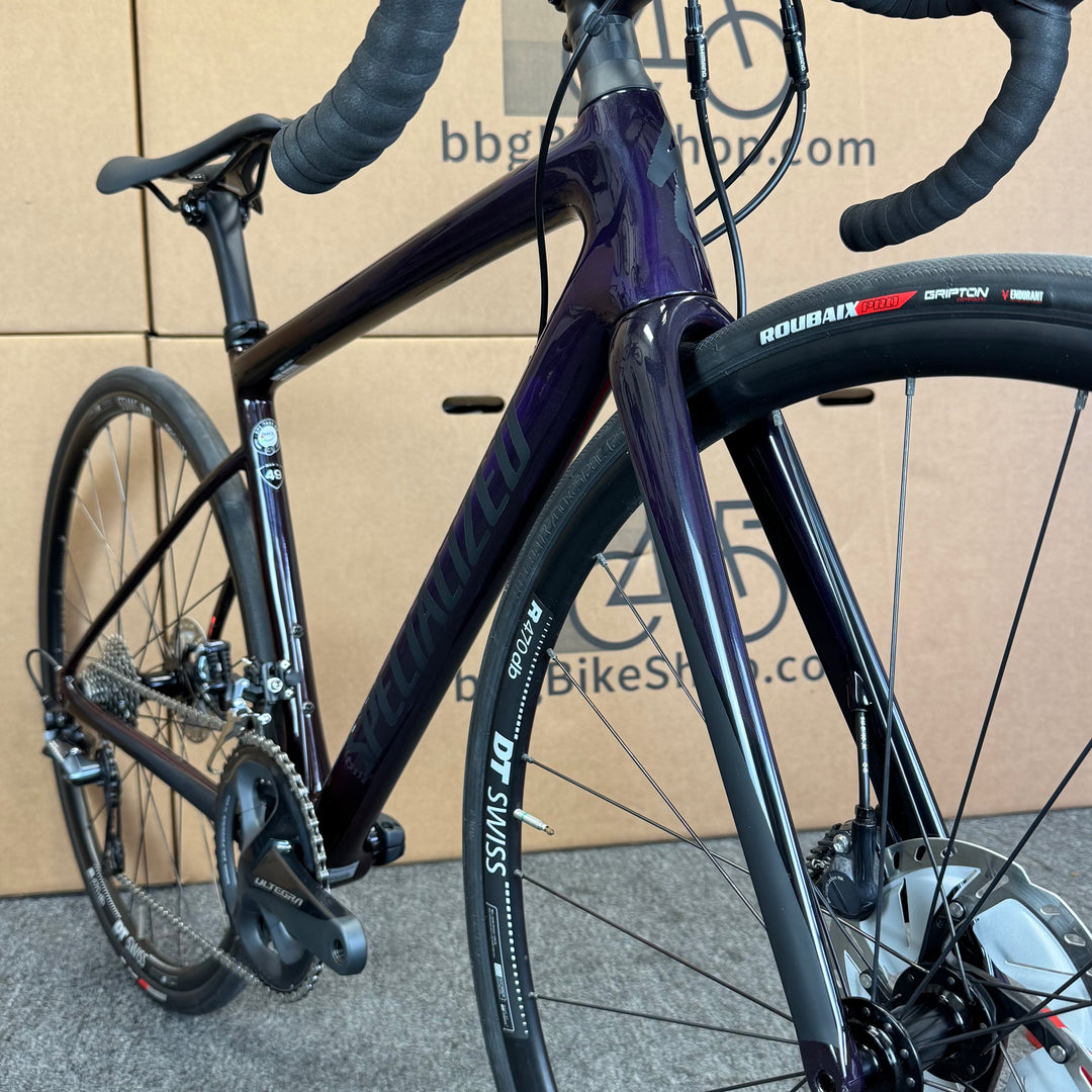 Used Specialized Tarmac Women's, 11-Speed Ultegra, Carbon Road Bike-2019, 49cm