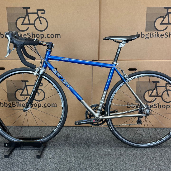Used Seven Cycles Axiom Titanium Road Bike-2015, Shimano Dura-Ace, 55cm