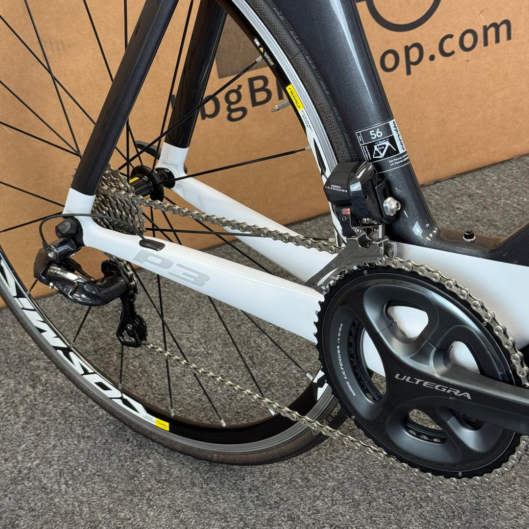 Used Cervelo P3, Ultegra Di2 11-speed, Carbon Fiber Triathlon Bike-2016, 56cm