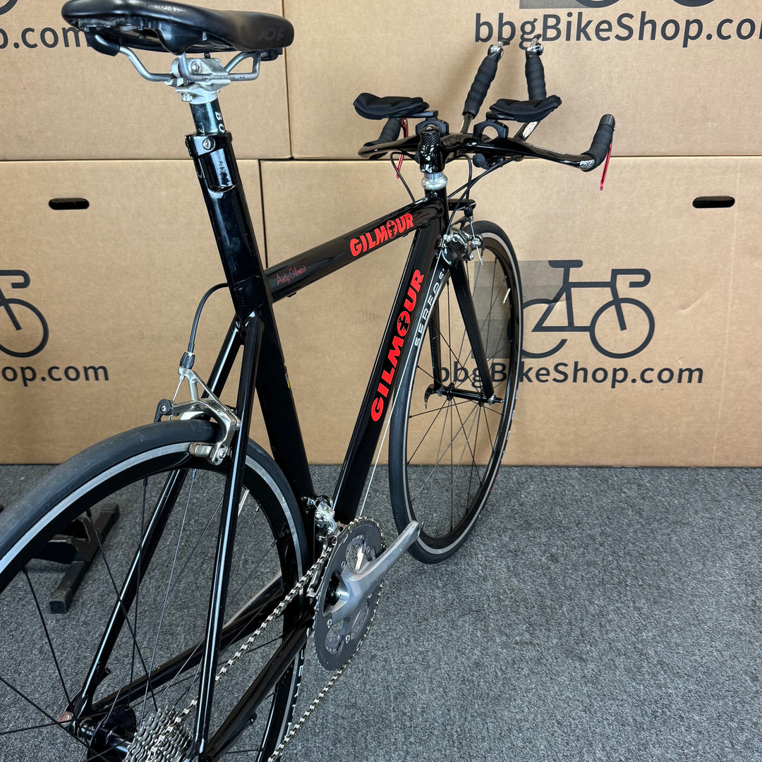 Used Andy Gilmour Handmade Triathlon Bike with Shimano Dura-Ace, 54cm