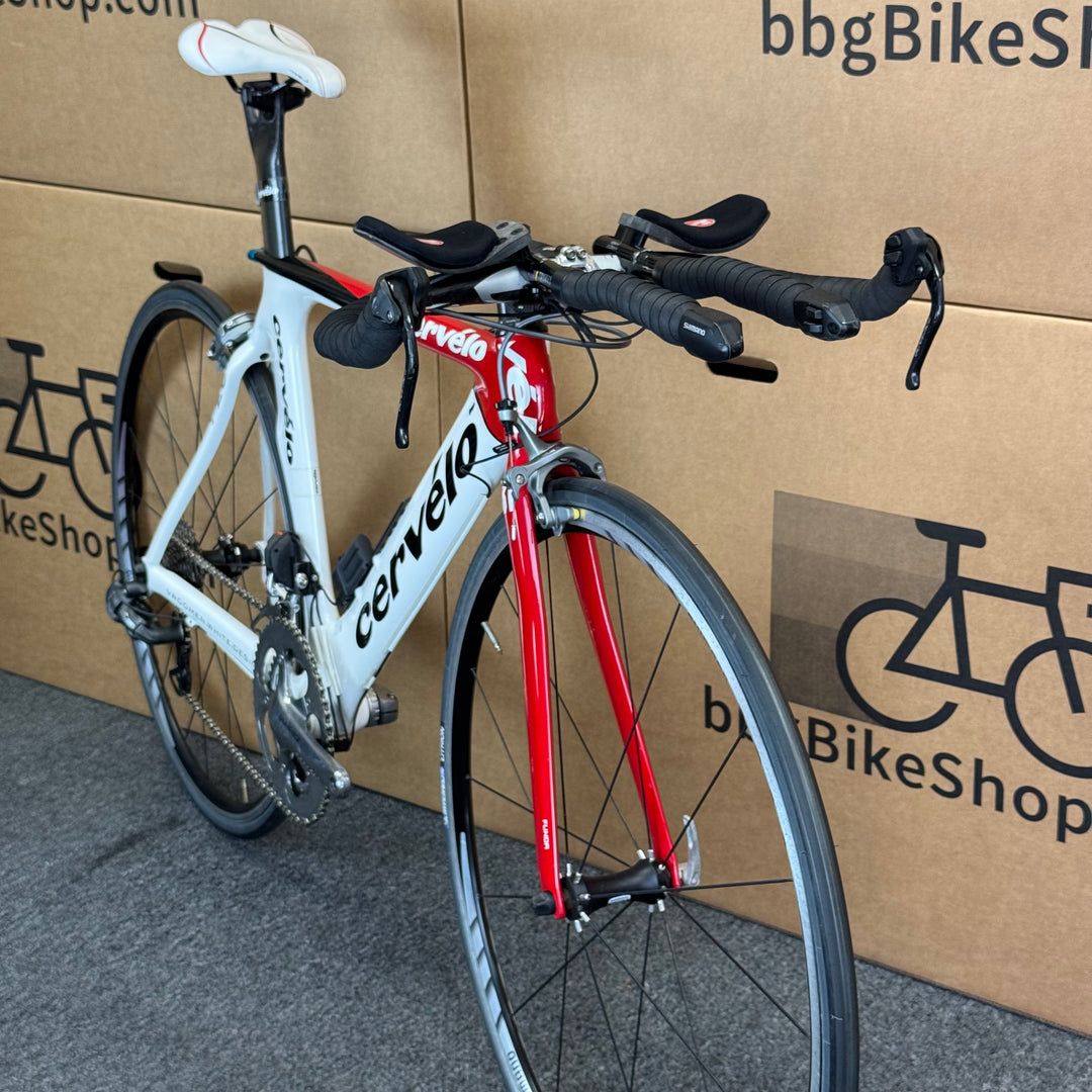 Used Cervelo P2C, Ultegra Di2, Carbon Fiber Triathlon Bike-2008, 51cm