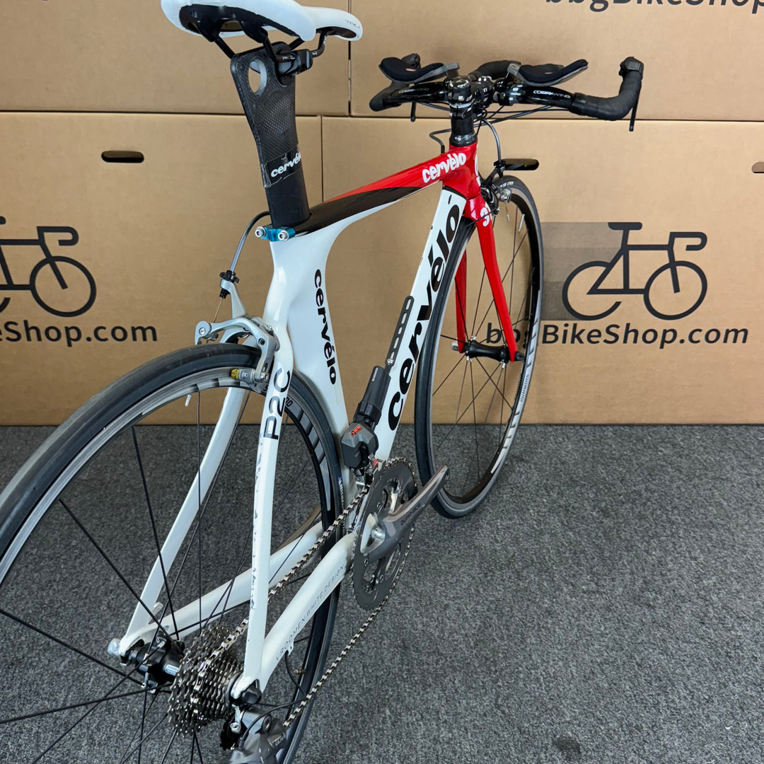 Used Cervelo P2C, Ultegra Di2, Carbon Fiber Triathlon Bike-2008, 51cm