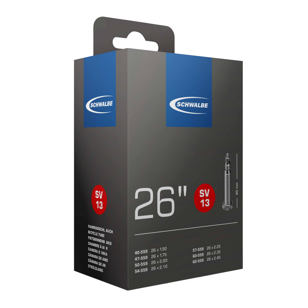 Schwalbe SV13 40mm Presta Tube, 26 x 1.5-2.5