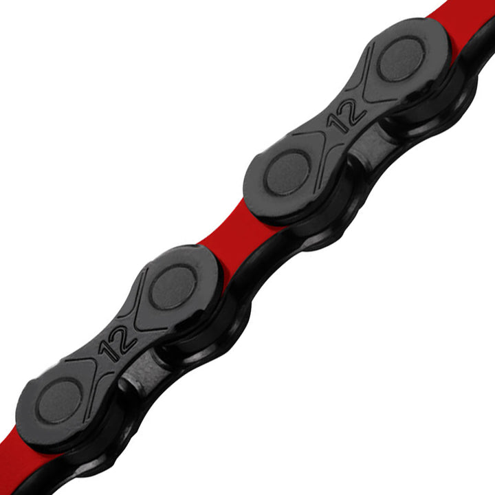 KMC DLC 12 Speed 126L Chain Red