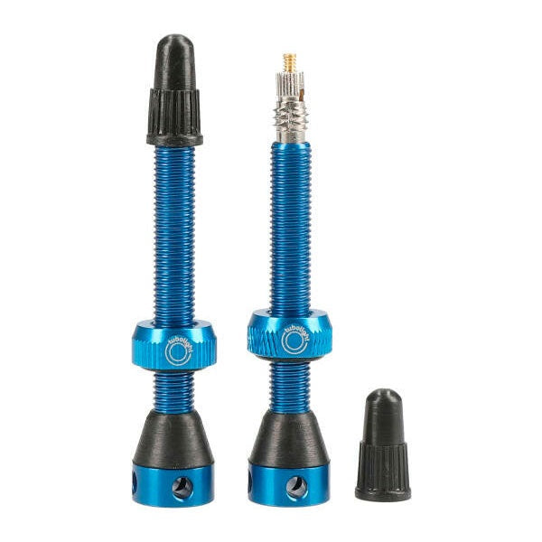 Tubolight Tubeless Valves 50mm Blue