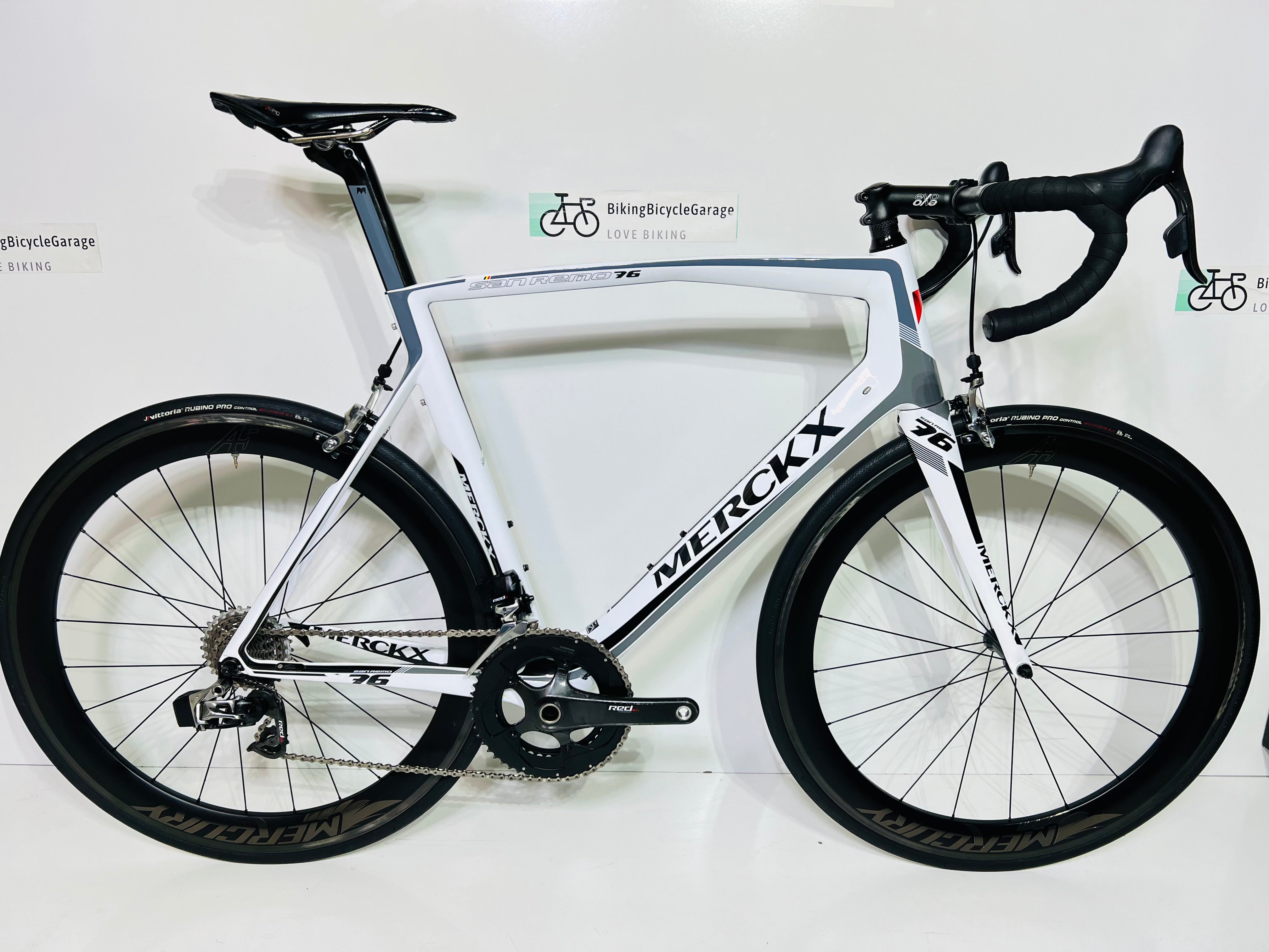 Used Eddy Merckx San Remo 76, SRAM RED eTAP 11-Speed, Carbon Fiber Used Eddy Merckx San Remo 76, SRAM RED eTAP 11-Speed, Carbon Fiber