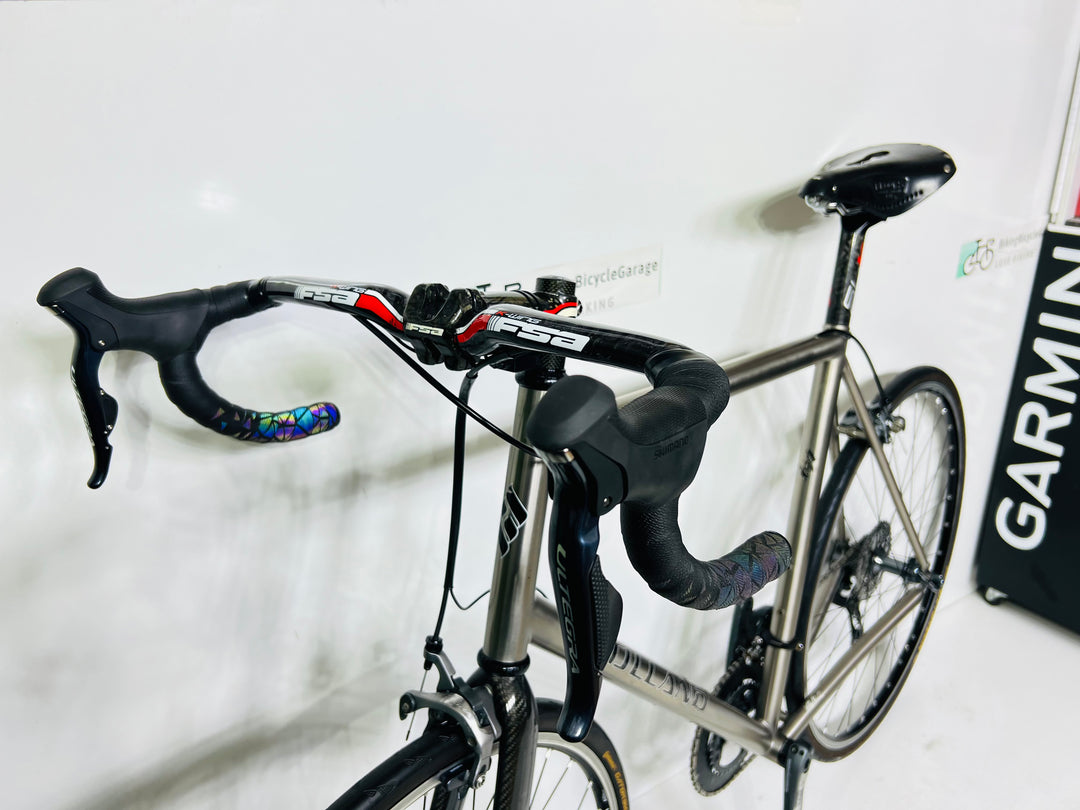 Used Titanium Holland Custom Di2 Road Bike, X-Large (57cm)