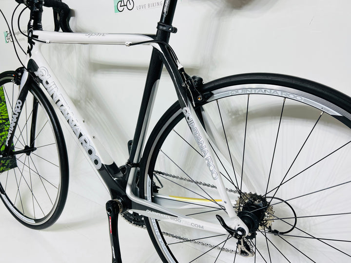 Used Quintana Roo Split, Shimano, Carbon Fiber Road Bike, 18 Pounds! 55cm