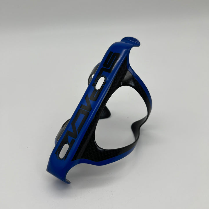 Blue Supacaz Fly Carbon Fiber Water Bottle Cage