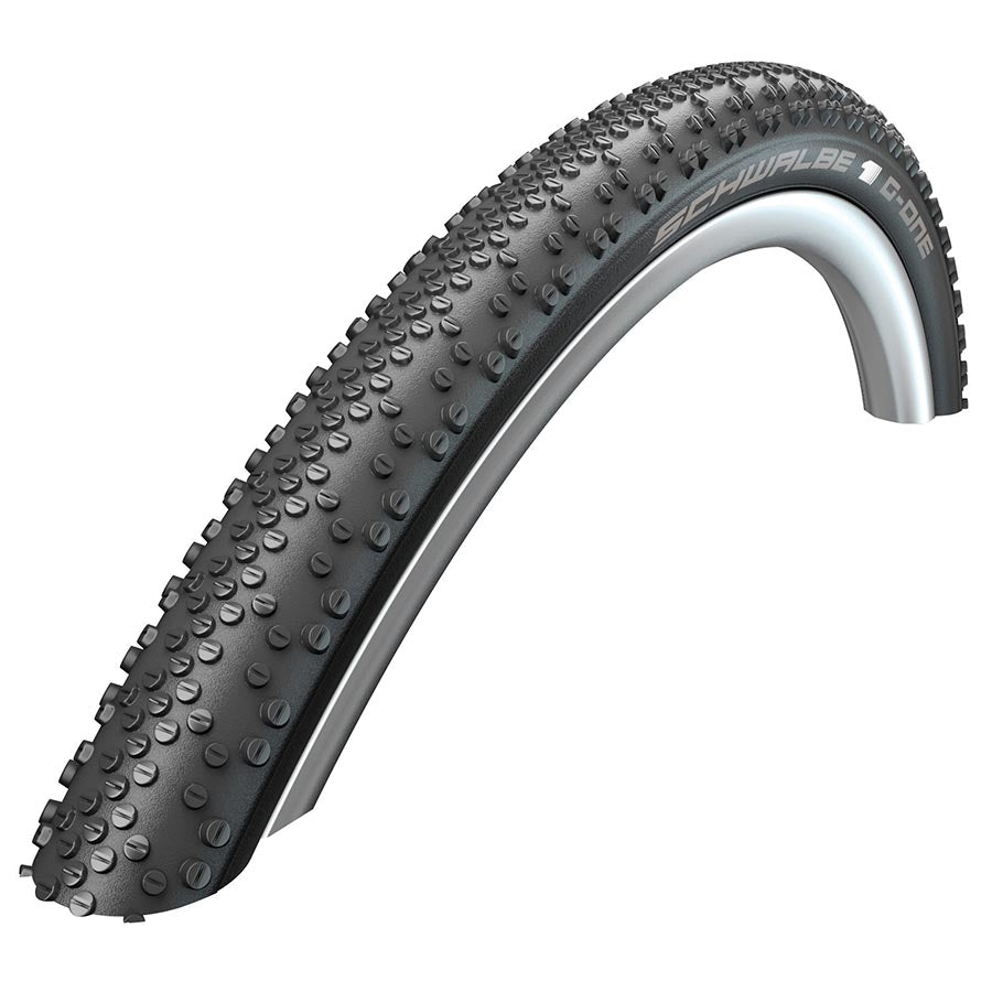 Schwalbe, G-One Bite, Gravel Tire, 27.5''x2.10, Folding, Tubeless Ready, OneStar, MicroSkin, 67TPI, Black