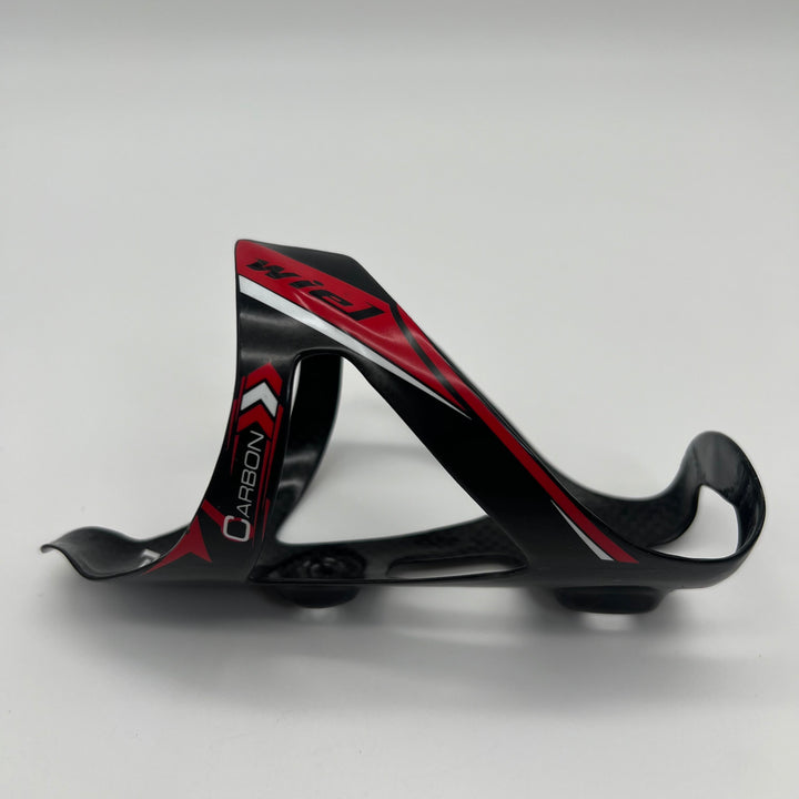 Wiel Black & Red Carbon Fiber Water Bottle Cage