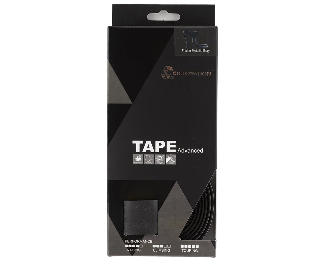Ciclovation Leather Touch Bar Tape Fusion Metallic Gray