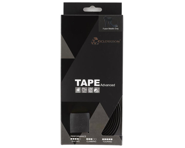Ciclovation Leather Touch Bar Tape Fusion Metallic Gray