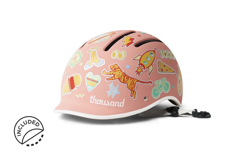Thousand JR Kids Helmet, Power Pink