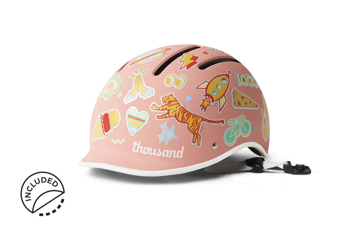 Thousand JR Kids Helmet, Power Pink