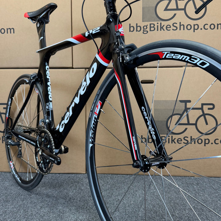 Used Cervelo P2, Dura-Ace, Carbon Fiber Triathlon Bike-2012, 54cm