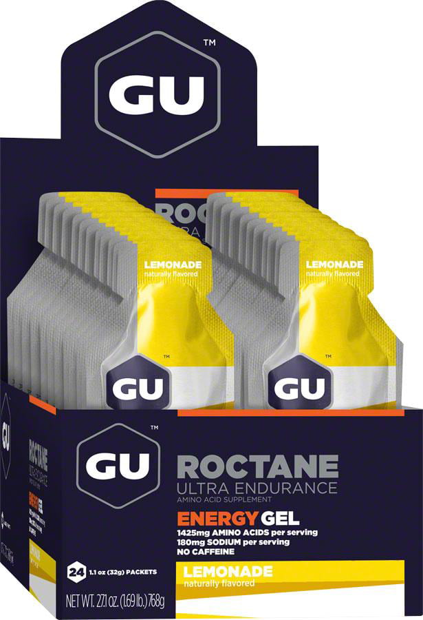 GU Roctane Energy Gels 24ct Box Lemonade