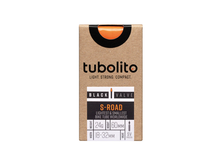 Tubolito S-Tubo Road 700 x 18-32mm Tube 60mm Presta Black