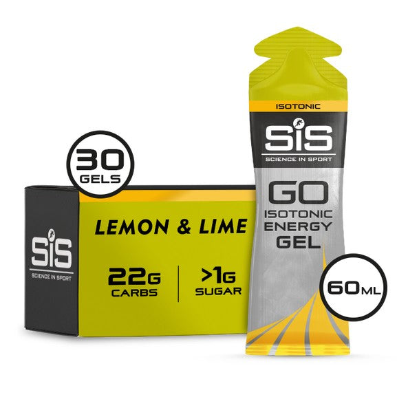 SIS Go Isotonic Energy Gel 60ml 30 Pack Lemon & Lime