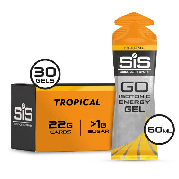 SIS Go Isotonic Energy Gel 60ml 30 Pack Tropical