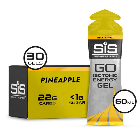 SIS Go Isotonic Energy Gel 60ml 30 Pack Pineapple