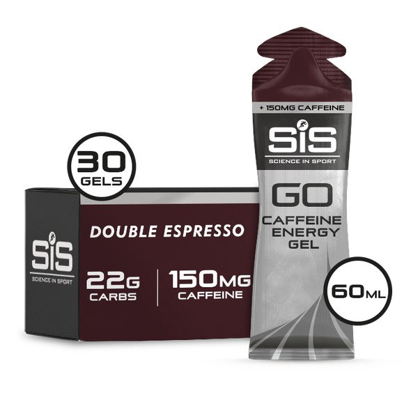SIS Go Energy + 150mg Caffeine Gel 60ml 30 Pack Double Espresso
