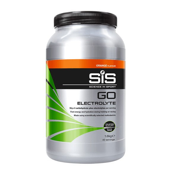 SIS Go Electrolyte Powder Bottle 1.6kg 40 Servings Orange