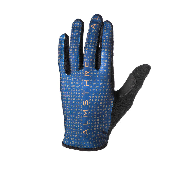 Almsthre Padded Full Finger Glove Cosmic Blue L