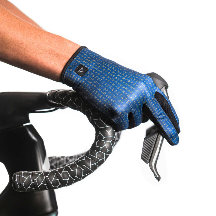 Almsthre Padded Full Finger Glove Cosmic Blue L