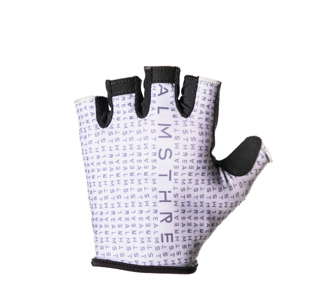 Almsthre Padded Short Finger Glove Sterling Silver XL