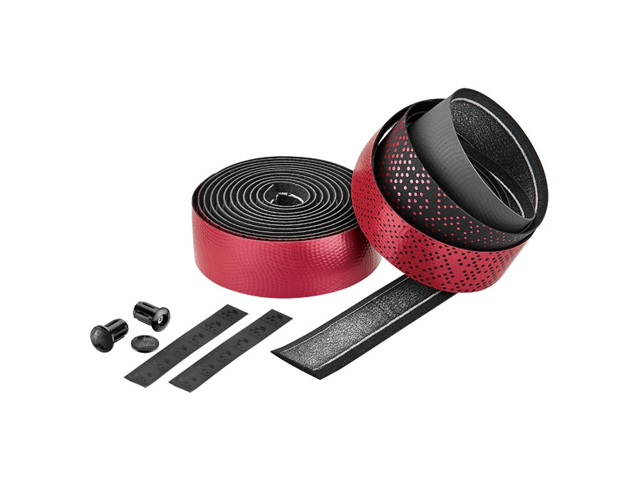 Ciclovation Leather Touch Bar Tape Shining Metallic Candy Apple Red