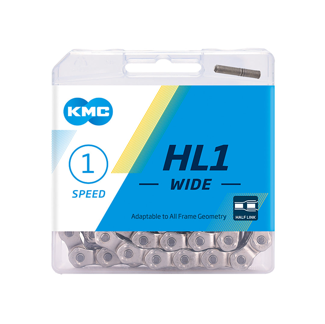 KMC HL1 Wide 100L Single Speed Silver